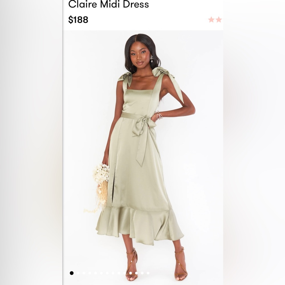 Show Me Your Mumu Claire midi bridesmaids dress